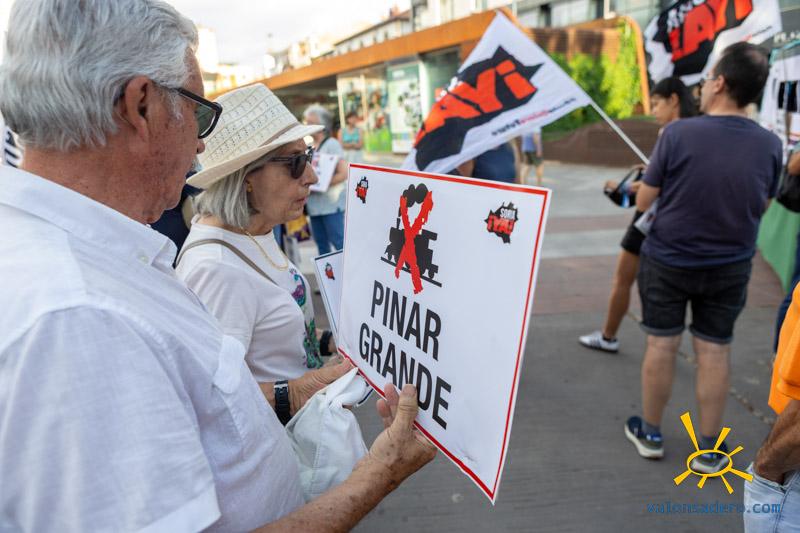 Manifestación Soria Ya. Soria sin tren