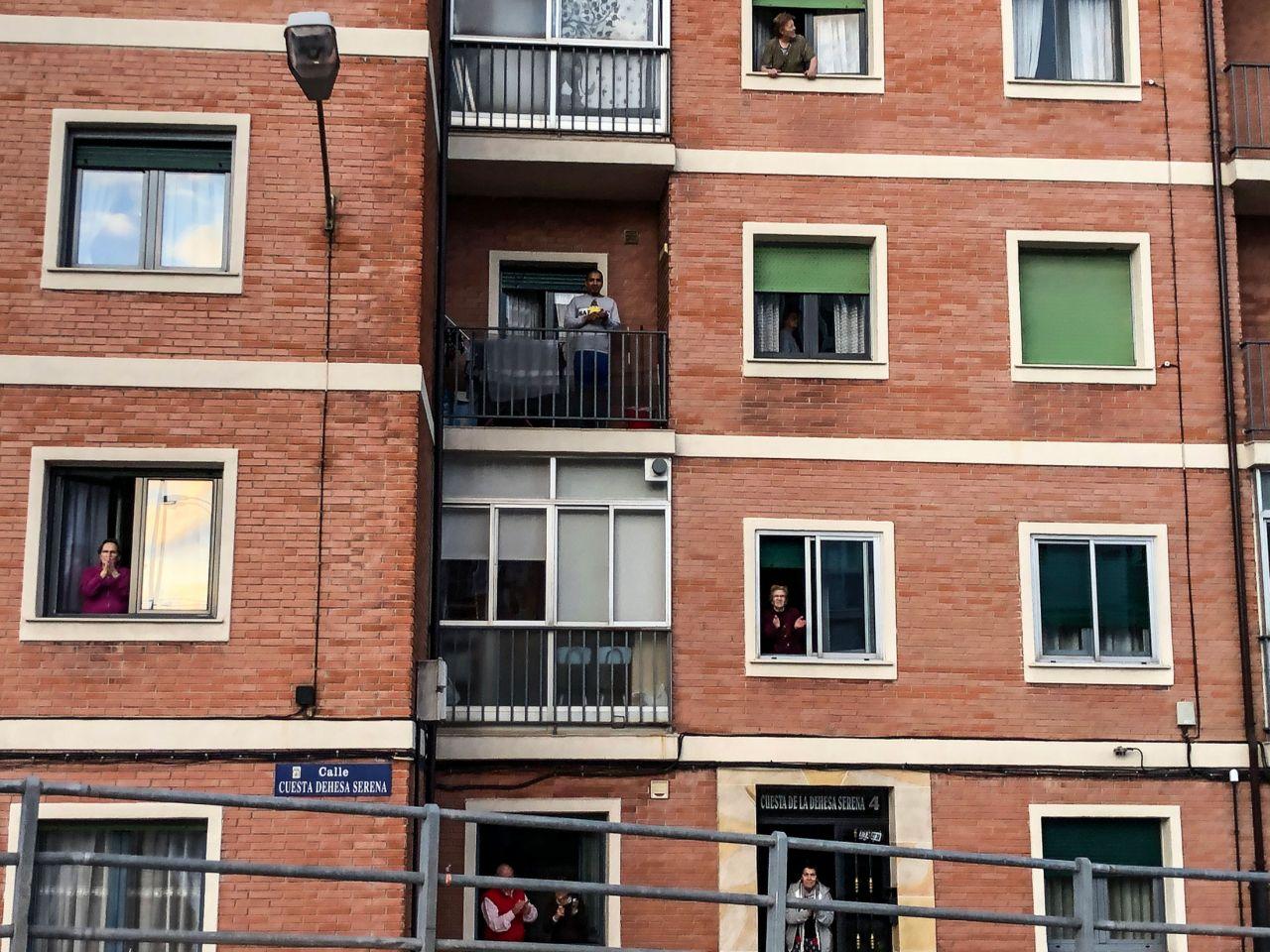 Última caravana de los cuerpos de seguridad