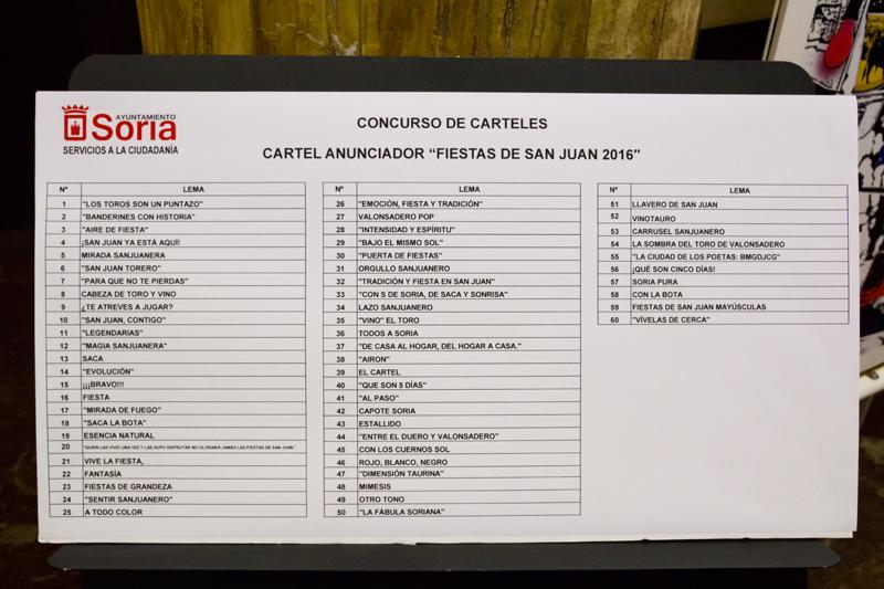 Carteles de San Juan 2016