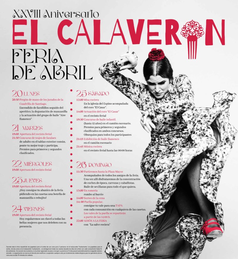 XXVIII FERIA DE ABRIL “EL CALAVERÓN”