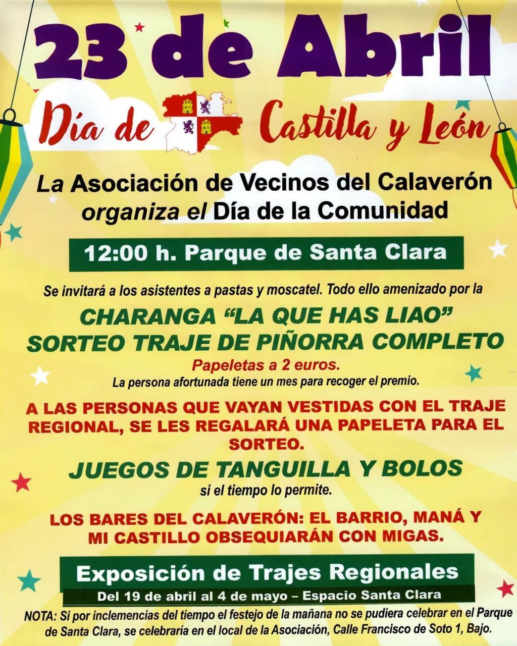 CELEBRACIÓN DÍA DE CASTILLA Y LEÓN
