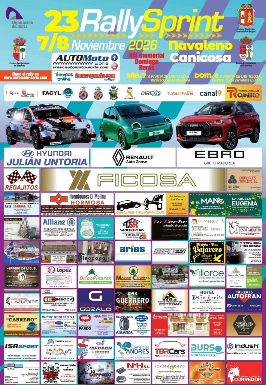 Rally Sprint Navaleno 2026