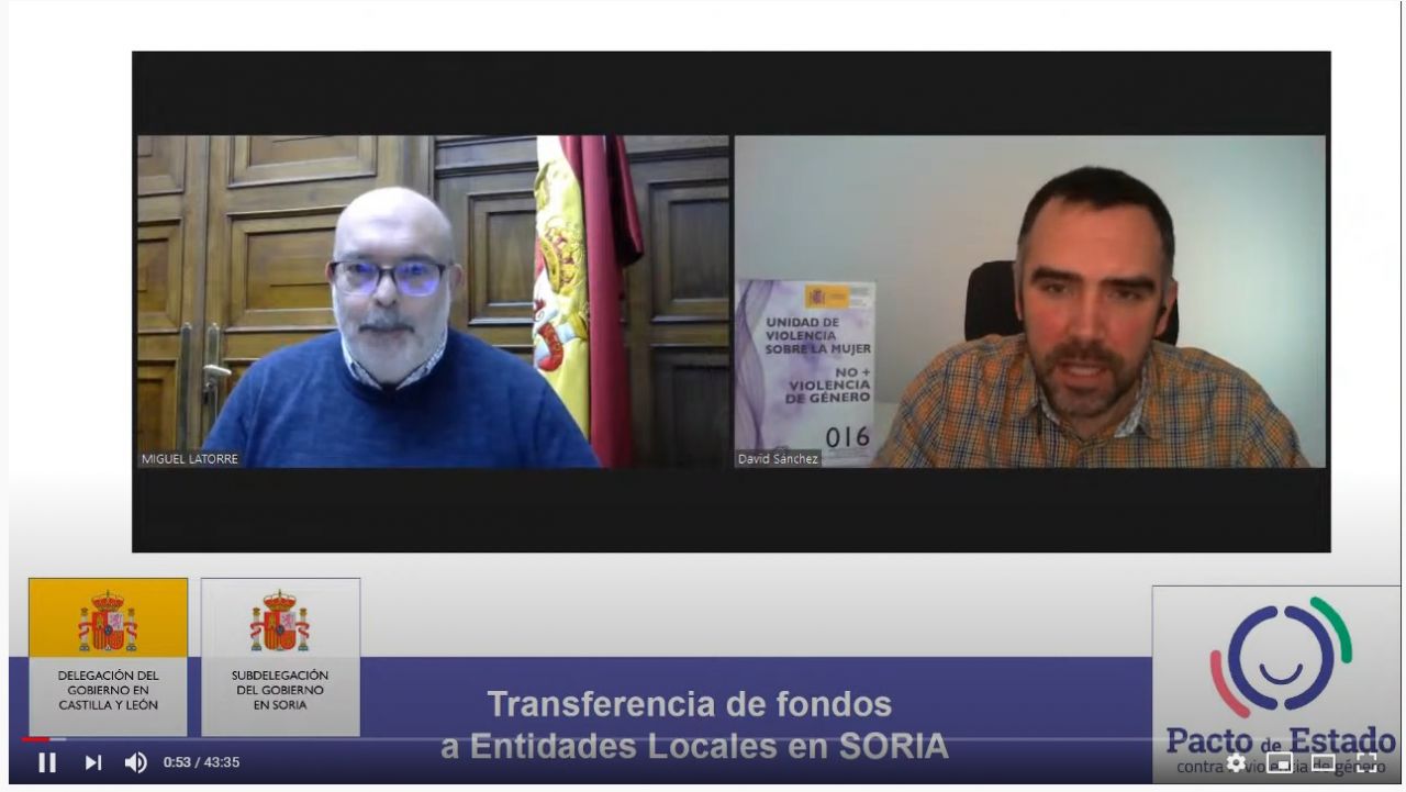 Miguel Latorre informa a los ayuntamientos sobre diversas posibilidades para realizar actividades con los fondos del Pacto de Estado contra la Violencia de Género