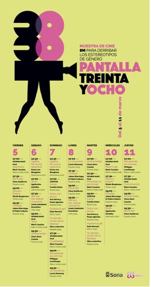La Muestra de Cine ‘Pantalla Treinta y Ocho’ arranca este viernes con 9 largometrajes y cuatro cortos para derribar los estereotipos de género