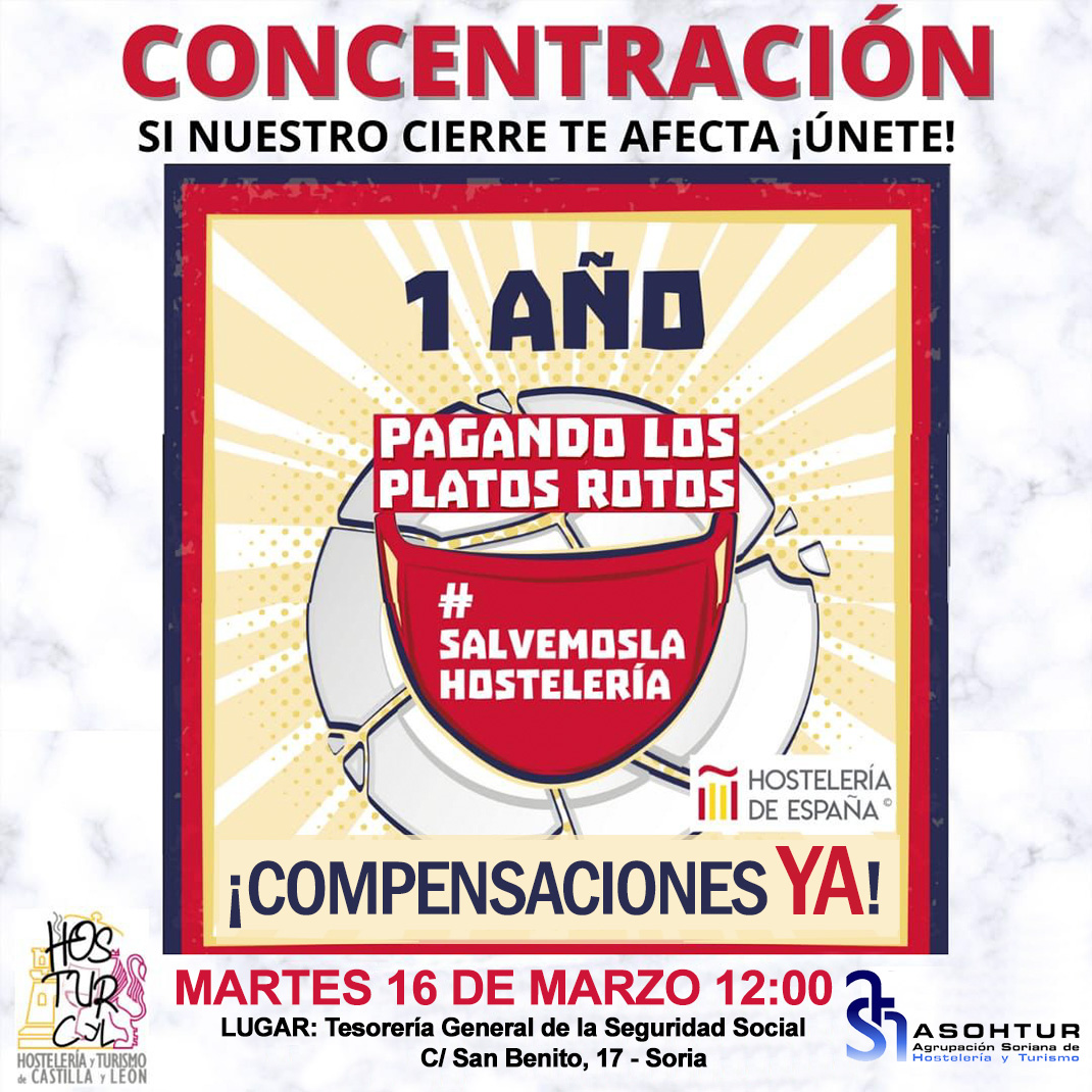 Concentración ‘Pagando los platos rotos’