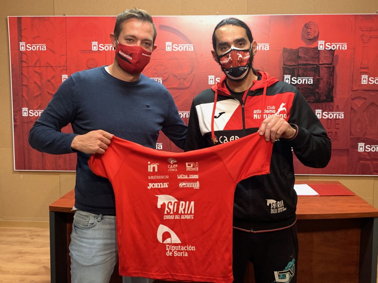  El Club Atletismo Numantino promoverá la imagen de Soria en la Liga División de Honor que comienza en abril