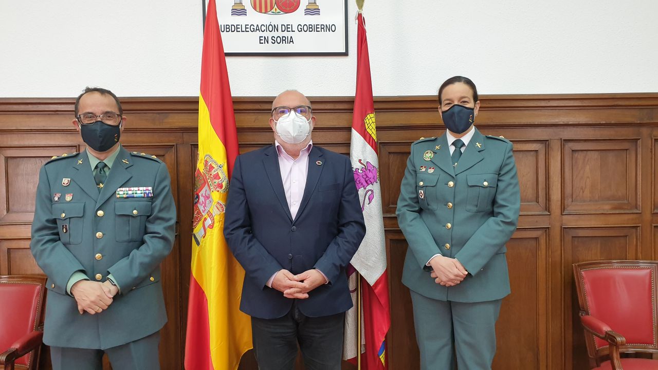La responsable del Subsector de Tráfico de la Guardia Civil de Soria asciende a comandante