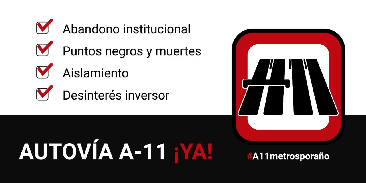 LAS PLATAFORMAS DE LA AUTOVÍA DEL DUERO LANZAN LA CAMPAÑA #A11METROSPORAÑO