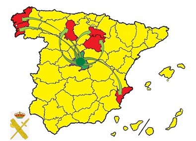  La Guardia Civil de Soria desarticula una organización criminal dedicada a la comisión de estafas a nivel nacional