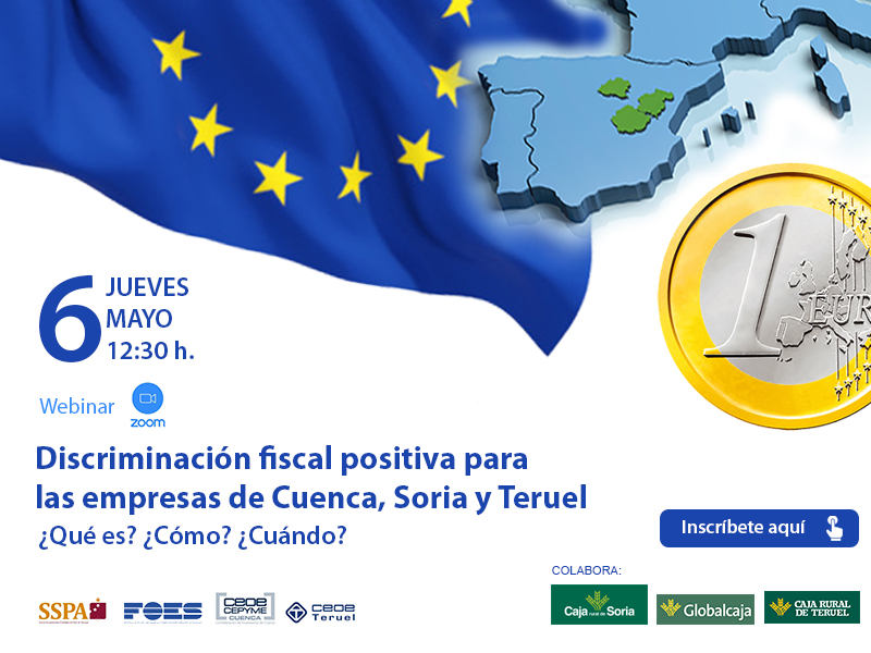 Las CEOEs de Soria, Cuenca y Teruel organizan una jornada para informar a sus asociados sobre las ayudas fiscales aprobadas por la Unión Europea
