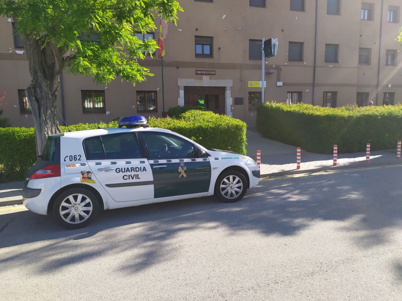 La Guardia Civil detiene en Almazán a cinco jóvenes como presuntos autores de un robo en grado de tentativa