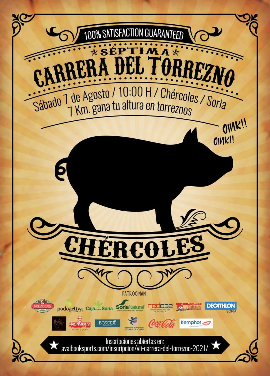 Chércoles vuelve a organizar la VII Carrera del Torrezno