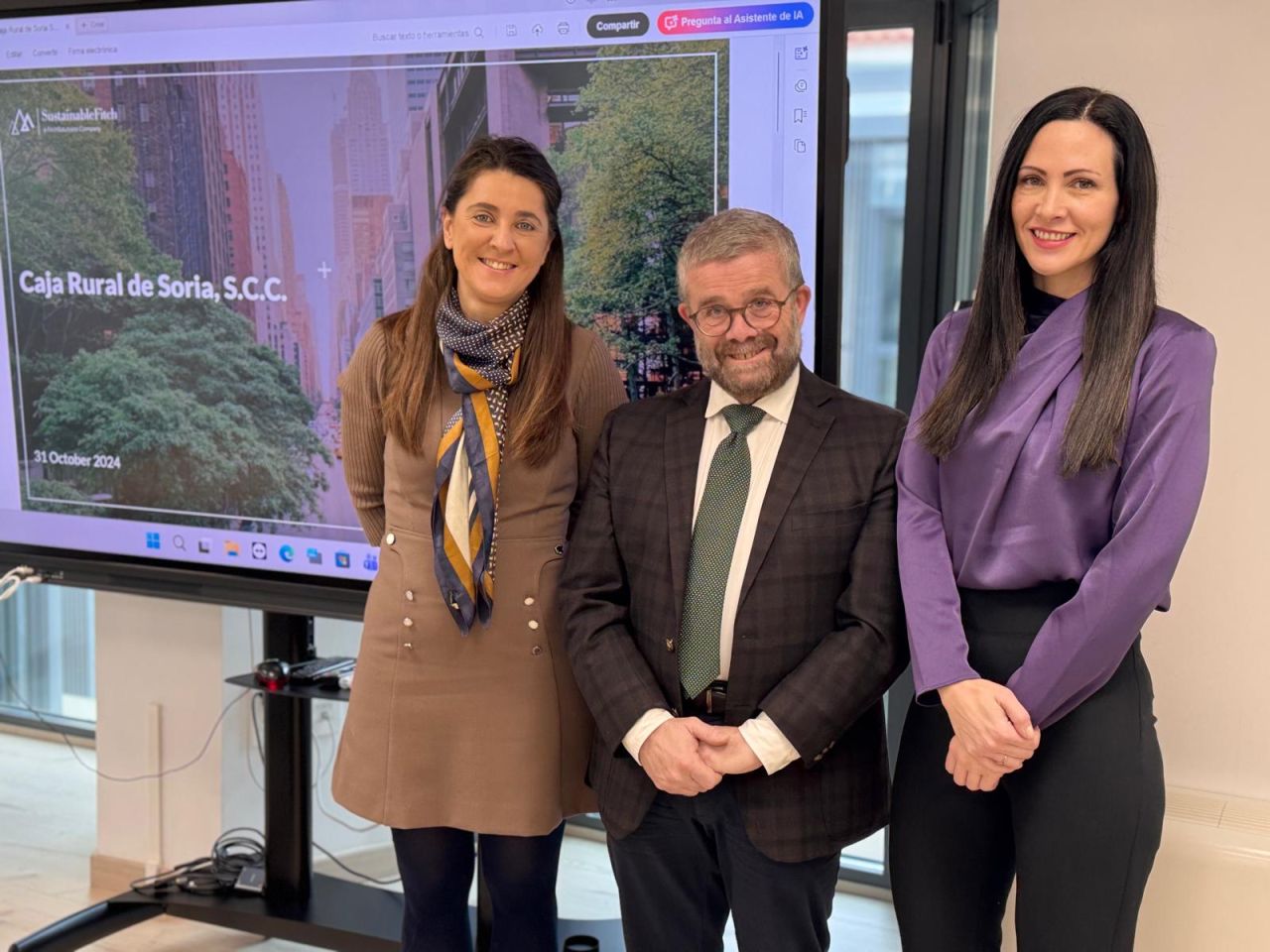 Fitch avala el desempeño social y el modelo de gobernanza de Caja Rural de Soria