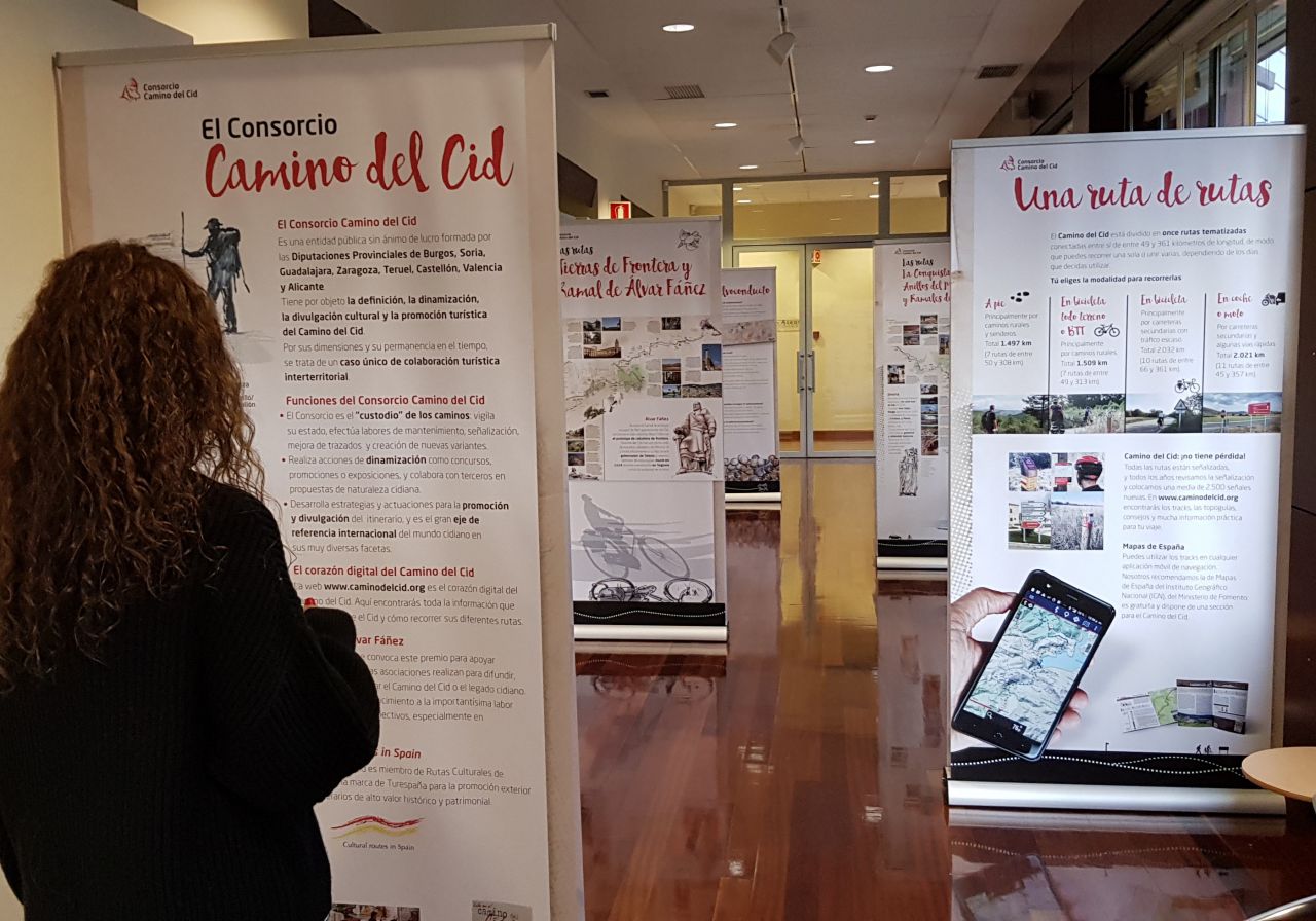 Arcos de Jalón acoge la exposición del Camino del Cid
