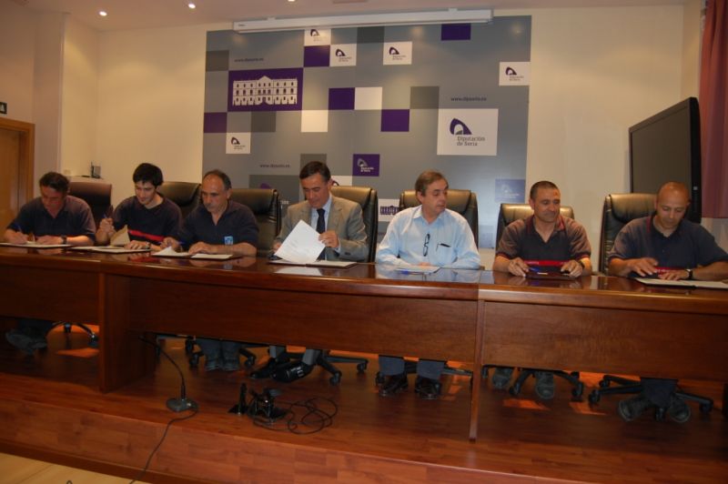 LA DIPUTACIÓN DE SORIA DESTINA 30.000 EUROS A LAS 5 ASOCIACIONES DE BOMBEROS VOLUNTARIOS DE LA PROVINCIA