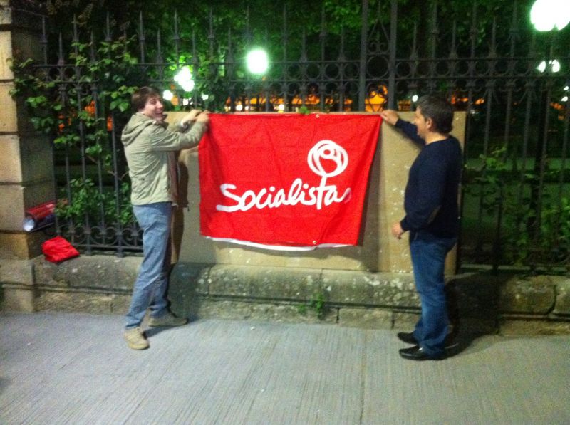 Comienza en Soria la campaña electoral de las Elecciones Europeas de 2014, el Secretario General de los socialistas sorianos.l.