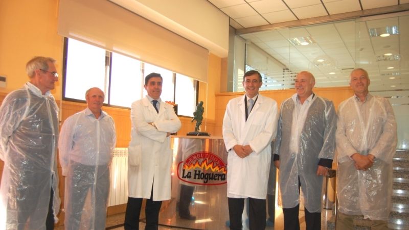 VISITA DEL PRESIDENTE DE LA DIPUTACIÓN A LA EMPESA EMBUTIDOS LA HOGUERA S.A. UBICADA EN SAN PEDRO MANRIQUE