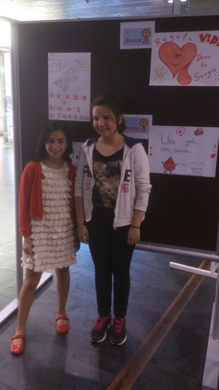 Alicia Jiménez Jarabo del colegio San José es la ganadora del Concurso de Dibujo Hermandad Donantes de Sangre de Soria  