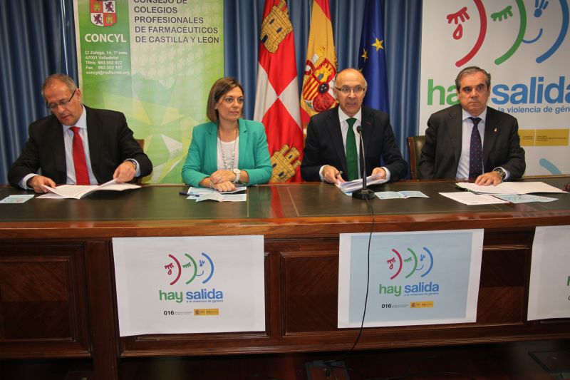 Las farmacias de Castilla y León se adhieren a la campaña ?Hay salida? contra la violencia de género promovida por el Gobierno de España