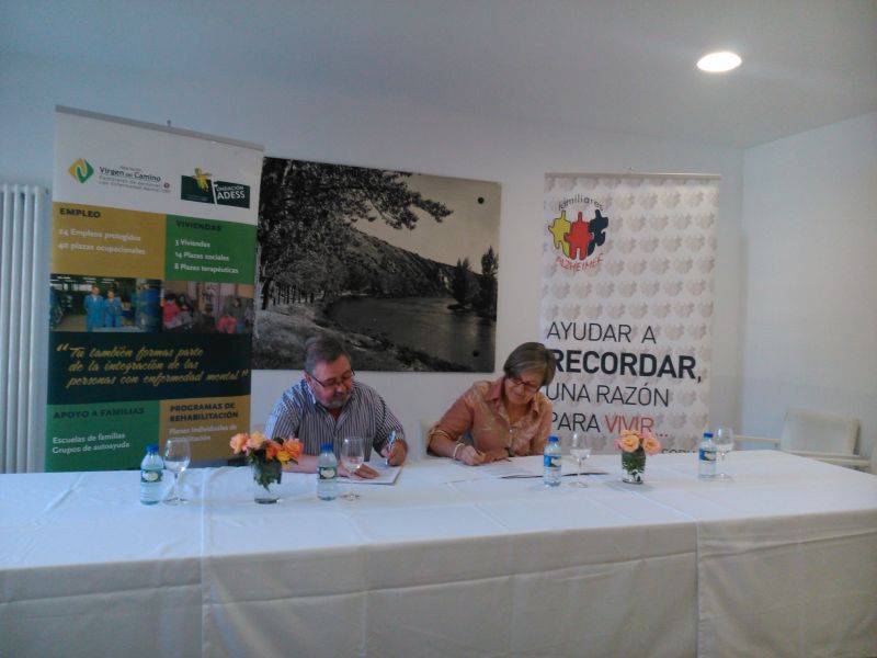 CONVENIO DE COLABORACIÓN ENTRE LA ASOCIACION DE FAMILIARES DE ALZHEIMER DE SORIA Y EL CENTRO ESPECIAL DE EMPLEO SERVIFADESS PARA EL SERVICIO DE CATERING 
