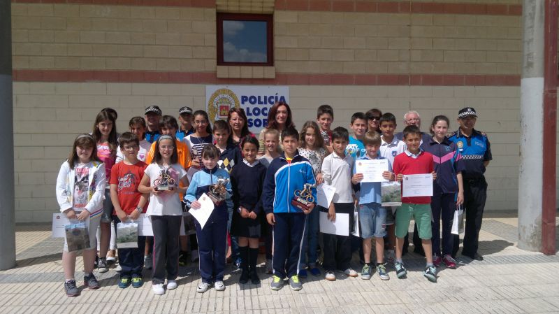 Olivia Ortega, de La Arboleda, y Fernando Gómez, del colegio Santa Teresa de Jesús, mejores conductores infantiles de la ciudad