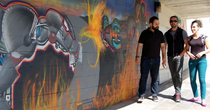 El Festival de Creación Joven se clausura este viernes con el proyecto de pintura mural como uno de los reclamos con más éxito