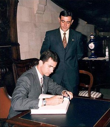 EL PRESIDENTE DE LA DIPUTACIÓN DE SORIA ASISTE LA RECEPCIÓN EN EL PALACIO REAL DE MADRID CON MOTIVO DE LA PROCLAMACIÓN DE SU MAJESTAD EL REY FELIPE VI