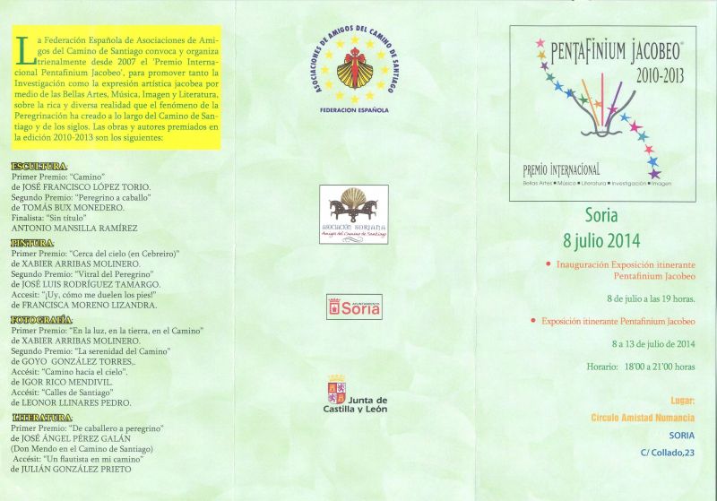 EXPOSICION PENTAFINIUM JACOBEO 2010-2013