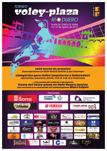 A las 24 horas de mañana 31 de julio termina el plazo de inscripción de las categorías populares para el Torneo de Voley Plaza