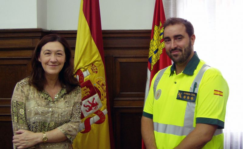 El Capitán Alfonso Jacobo Sanz Barrios toma posesión como Jefe de la Agrupación Provincial de Tráfico de la Guardia Civil de Soria