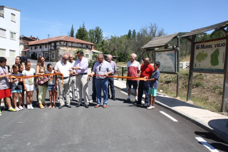 LA DIPUTACIÓN DE SORIA FINALIZA LAS OBRAS DE MEJORA EN LA CARRETERA PROVINCIAL QUE  UNE MURIEL VIEJO CON CABREJAS DEL PINAR TRAS UNA INVERSIÓN DE 528.000 EUROS