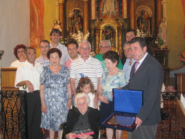 HOMENAJE DE LA DIPUTACIÓN DE SORIA A FELICITAS SANZ SIMAL CON MOTIVO DE SU CENTENARIO