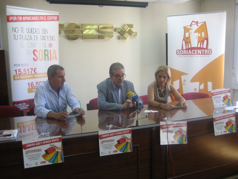 Los establecimientos de Soriacentro regalan tickets de parking a sus clientes