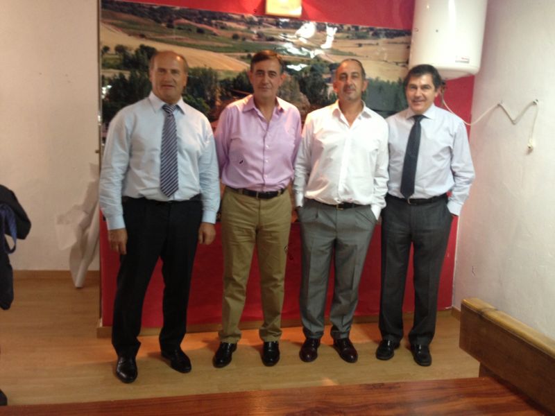 El presidente de la Diputación de Soria, Antonio Pardo Capilla, asistió ayer domingo 14 de septiembre  al día grande las fiestas del municipio de Alcubilla de Avellaneda 