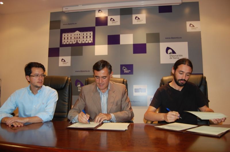 Convenio de Colaboración entre la Diputación de Soria y el Hueco para fomentar el emprendimiento y la puesta en marcha de iniciativas empresariales en la provincia