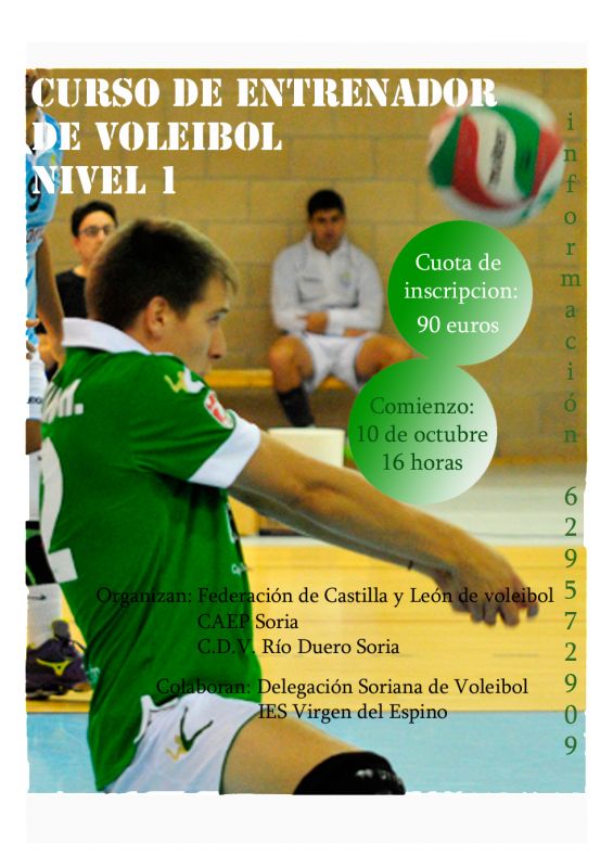 Cerca de 20 inscritos en el curso de entrenador de Nivel 1 de voleibol 