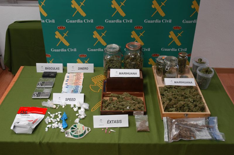 La Guardia Civil desarticula un grupo organizado dedicado al tráfico de drogas en la provincia