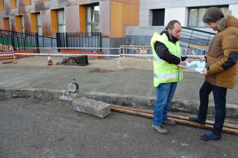 Las obras de la rotonda Odón Alonso dotarán de más seguridad al peatón y concluirán antes de marzo