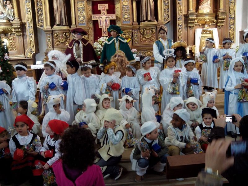 La Navidad y los Reyes Magos han  llegado al Colegio San José (Soria)