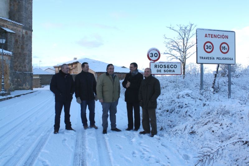 La Diputación invertirá 435.000 Euros en Rioseco en 2015 para la mejora de las carreteras de acceso desde la N-122 y al Campo de Golf