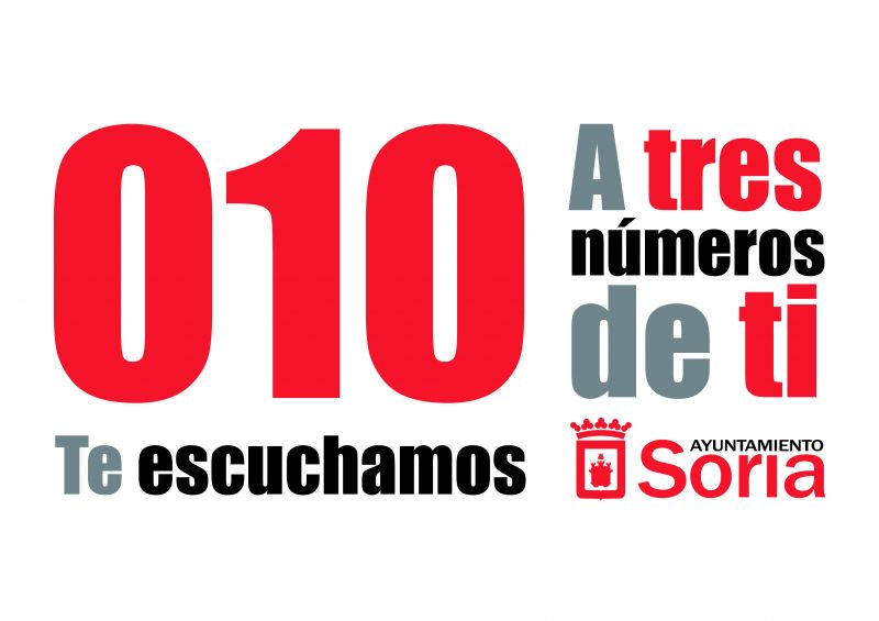 Los vecinos y visitantes de Soria ya pueden marcar el 010 para ponerse en contacto con el Ayuntamiento