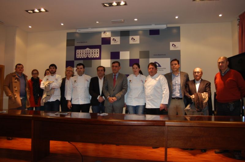Diputación de Soria promocionará el  turismo y la gastronomía en  ocho ciudades españolas de febrero a abril  y asistirá  con stand propio al Salón  de Gourmets en Madrid