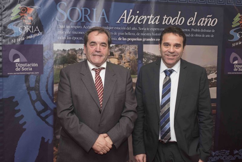 La Diputación de Soria apuesta en el País Vasco por la gastronomía con estrella michelín y los espacios naturales como principal reclamo turístico ante una veintena de medios de comunicación