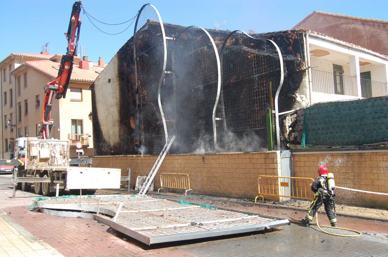 Incendio entre la calle Postas y la calle Real