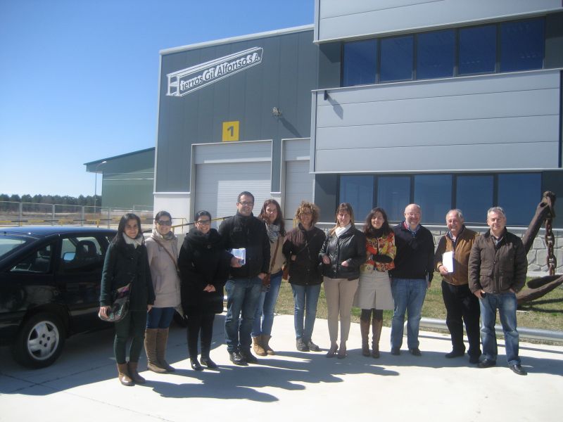 La Red de Técnicos visita las instalaciones  de Hierros Gil en Navalcaballo