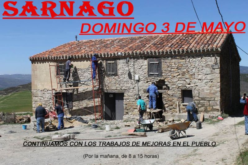 Hacendera en Sarnago el domingo 3 de mayo 2015