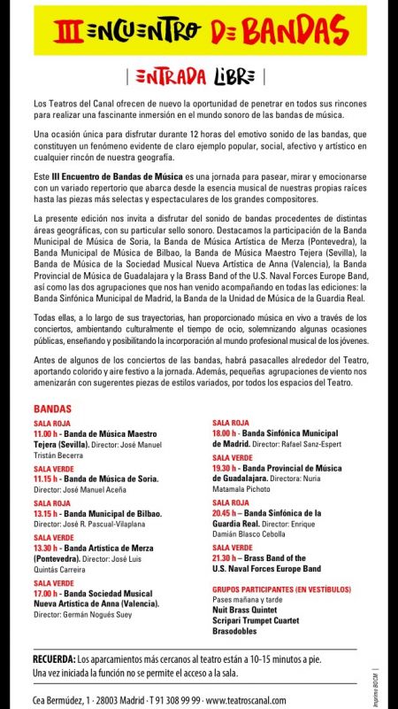 Concierto Banda de Música de Soria en Madrid