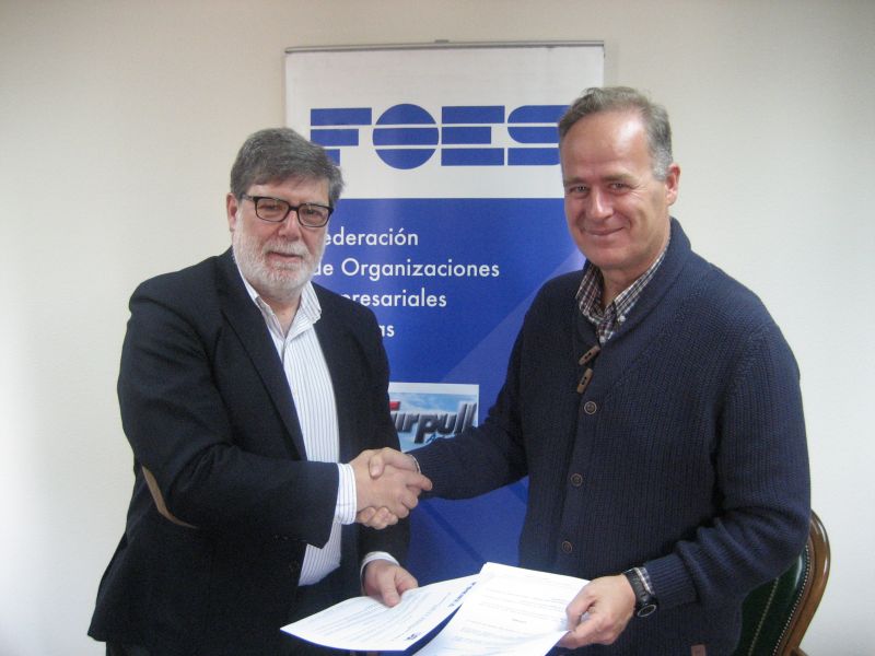 FOES firma un Acuerdo de Colaboración  con la empresa AIRPULL, gestora del Aeródromo de Garray