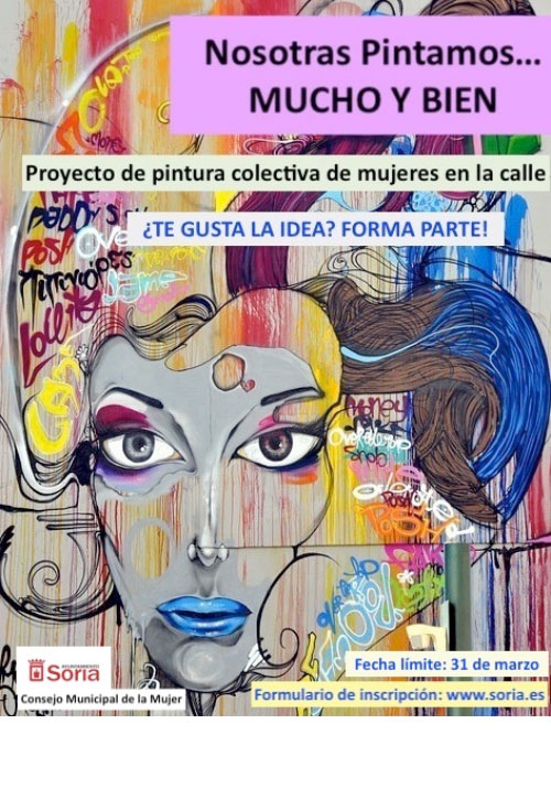 El Consejo Municipal de la Mujer abre su premio anual a candidaturas presentadas de forma individual o por colectivos y pone en marcha una actividad de pintura mural y un concurso de escultura