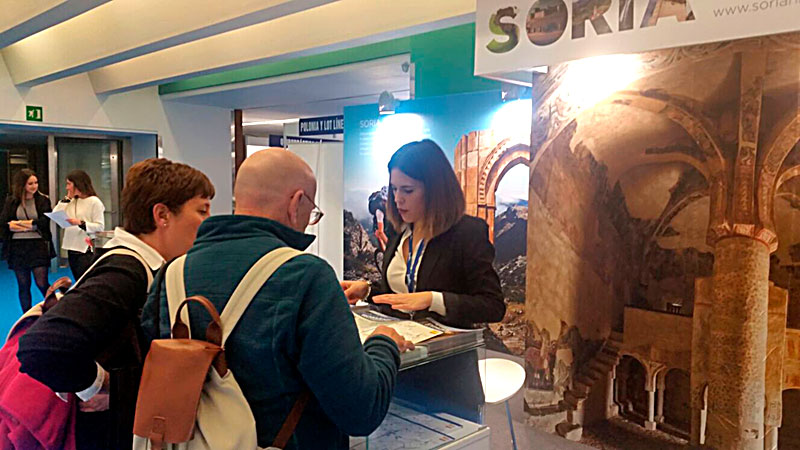 La Diputación de Soria promociona la riqueza turística de la provincia en Sevatur